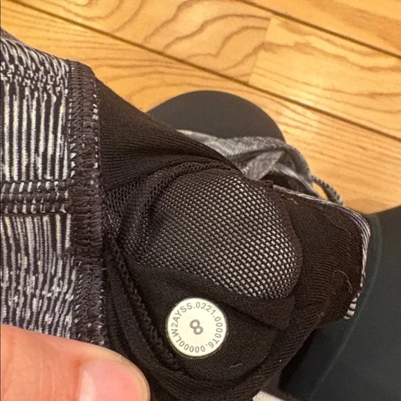 Lululemon Size 8 Energy Bra in Dimensional Icing Blue Multi-Color Sports Bras